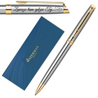 Długopis Waterman Hemisphere GT stalowy z GRAWEREM