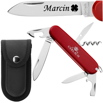 Scyzoryk GERLACH 12 funkcji z Grawerem - prezent dla Taty Dziadka